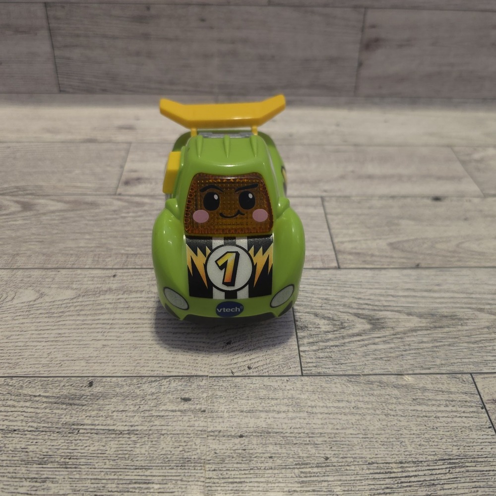 VTech Go Go Smart Wheels Racer 1 Green Yellow Race Car Toy‎ SmartPoint Tested